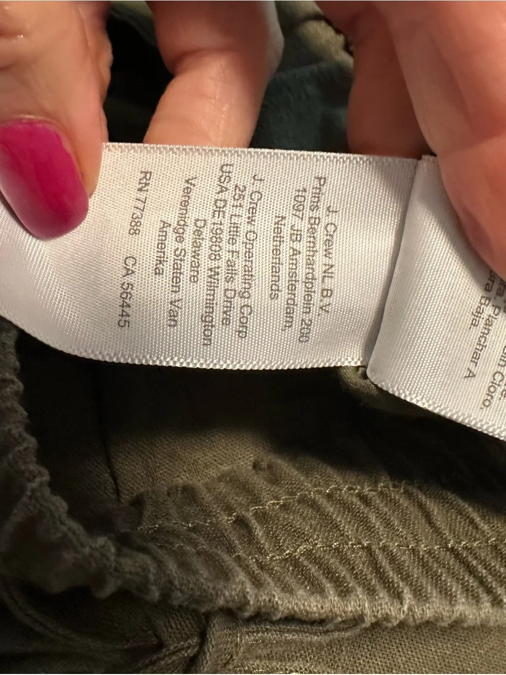 J.Crew Women’s Size 12 Olive Green Linen Cotton Drawstring Pull-On Pants